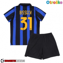 Otroške Nogometnih dresov Inter Milan Yann Bisseck #31 Domači 2026-27 Kratki rokavi (+ hlače)